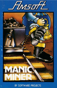 Manic Miner Amstrad CPC US box art